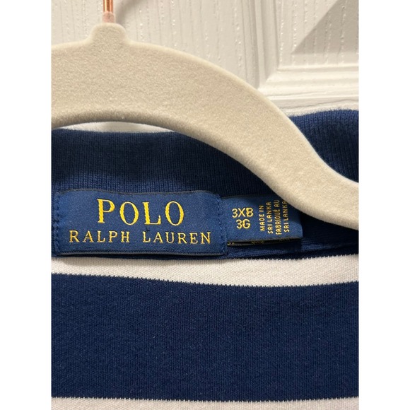 VTG Polo Ralph Lauren Men's‎ 3XB Striped Short Sleeve Polo Shirt - Picture 3 of 7